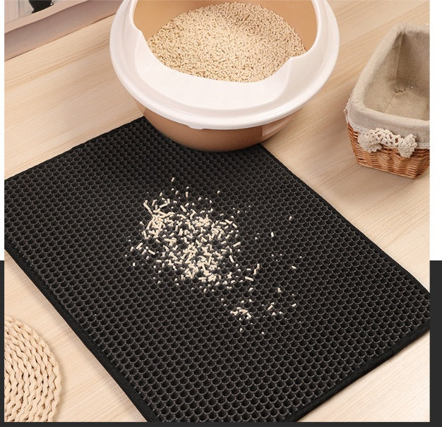PawClean Cat Litter Mat – Double Layer, Easy Clean Design