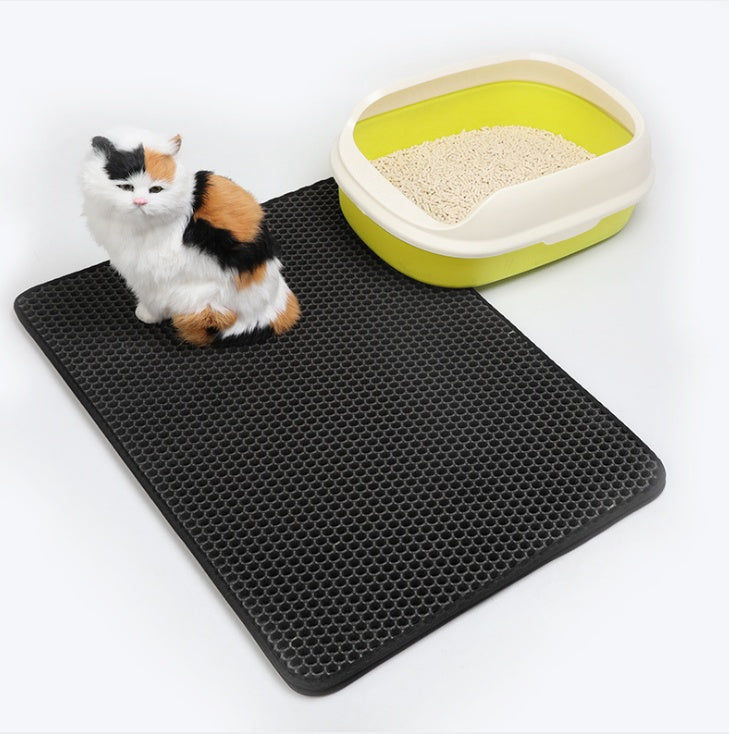 PawClean Cat Litter Mat – Double Layer, Easy Clean Design