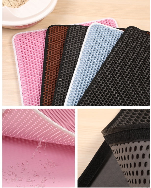 PawClean Cat Litter Mat – Double Layer, Easy Clean Design