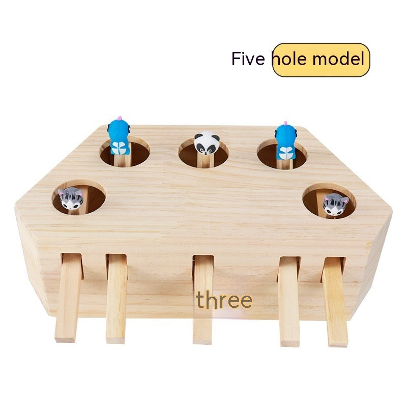 PurrGenius Cat Toy – Wooden Puzzle for Active, Clever Cats