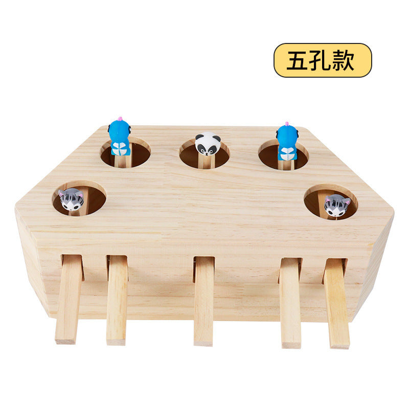 PurrGenius Cat Toy – Wooden Puzzle for Active, Clever Cats