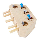 PurrGenius Cat Toy – Wooden Puzzle for Active, Clever Cats