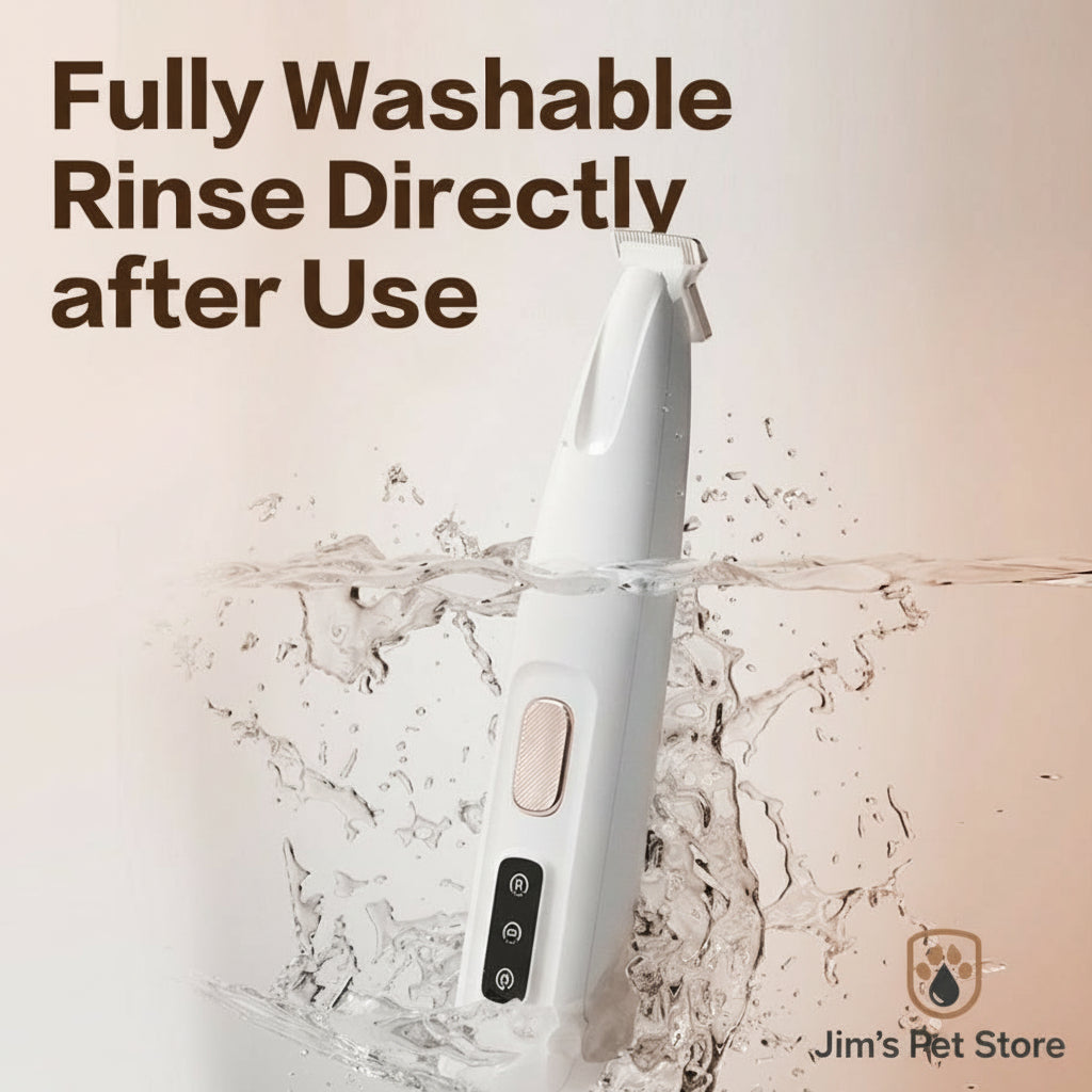 Pet Paw Hair Trimmer 2026 – Cordless, Quiet, Professional Grooming Kit