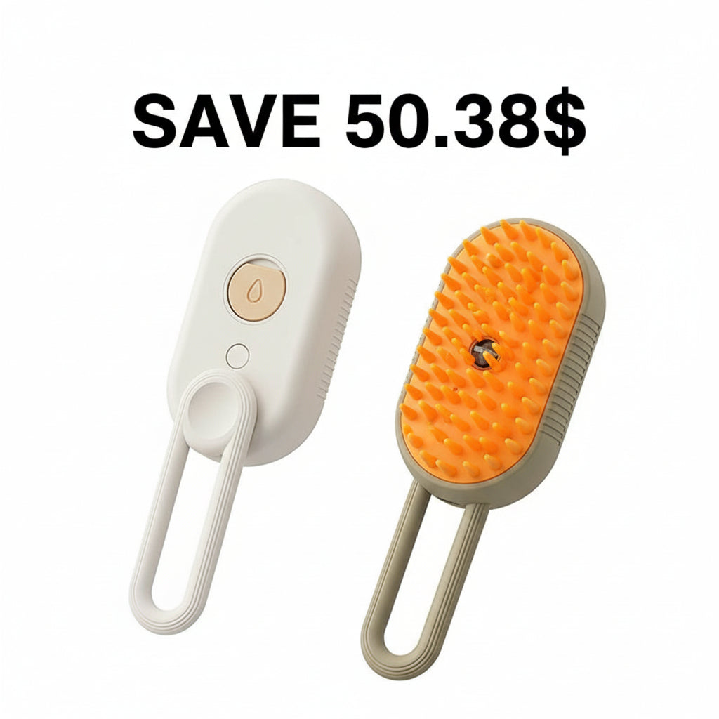 Pet Steam Brush – Fur Removal Solution