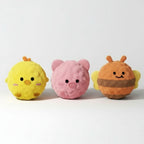 Dog Cartoon Squeaky Balls – Teeth Cleaning & Chew Toy for Healthy, Happy Pets