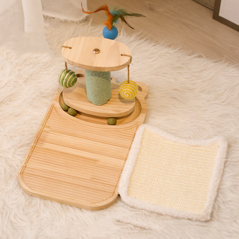 PurrChase Maze Toy – Scratch, Spin, and Play Together!