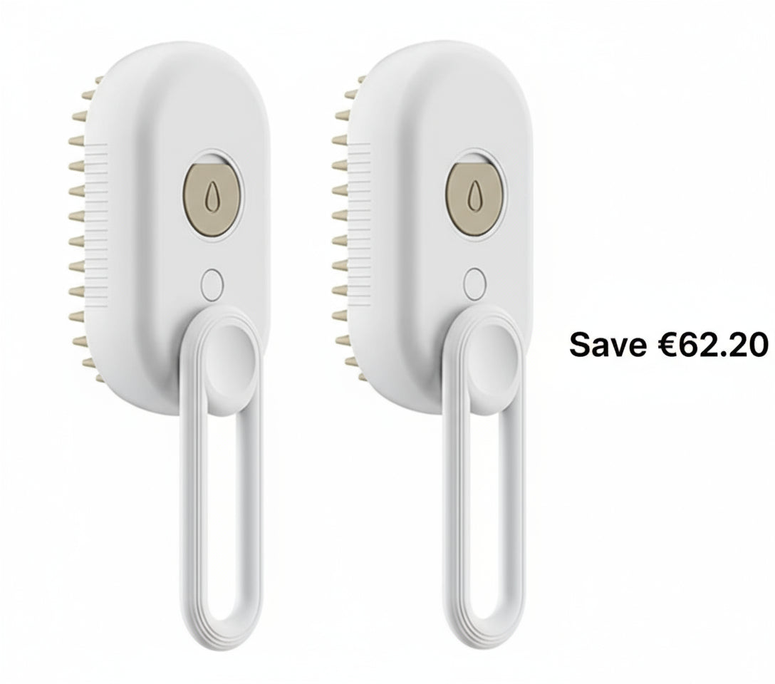 Pet Steam Brush – Fur Removal Solution
